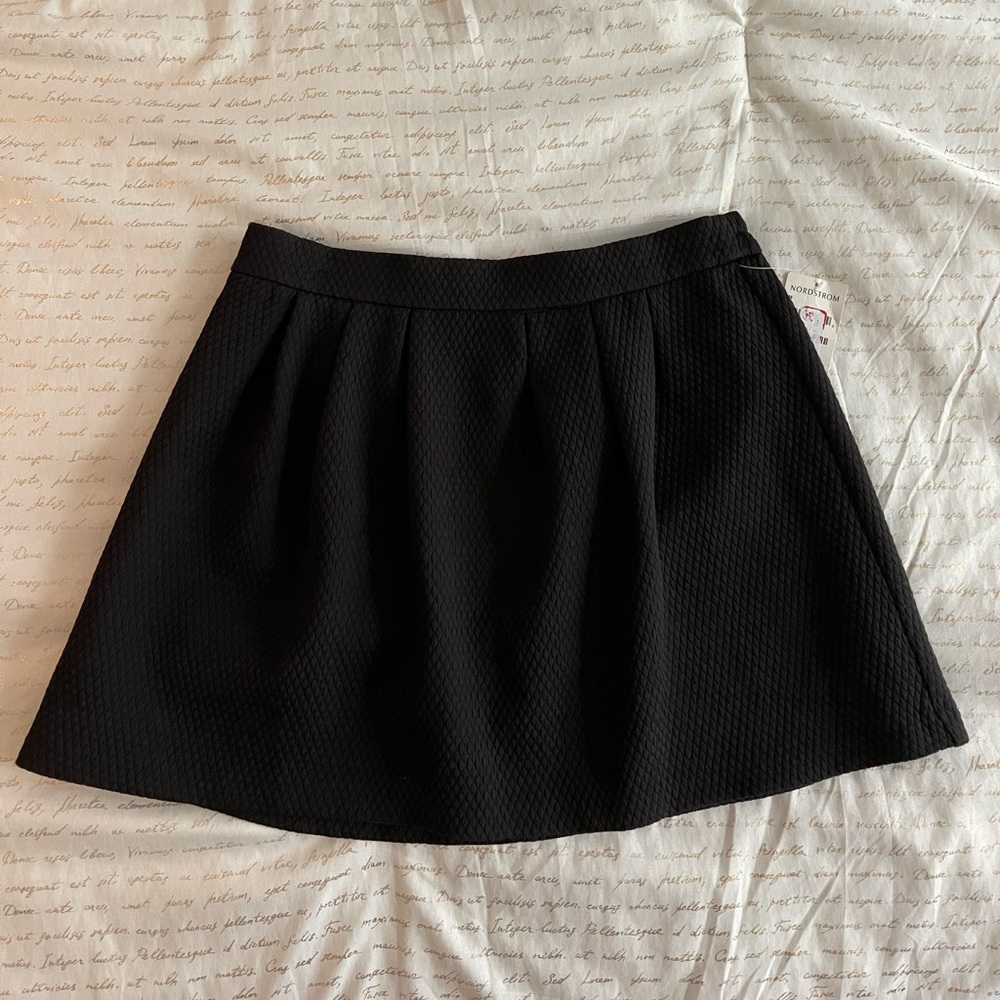 Black Pleated Skirt